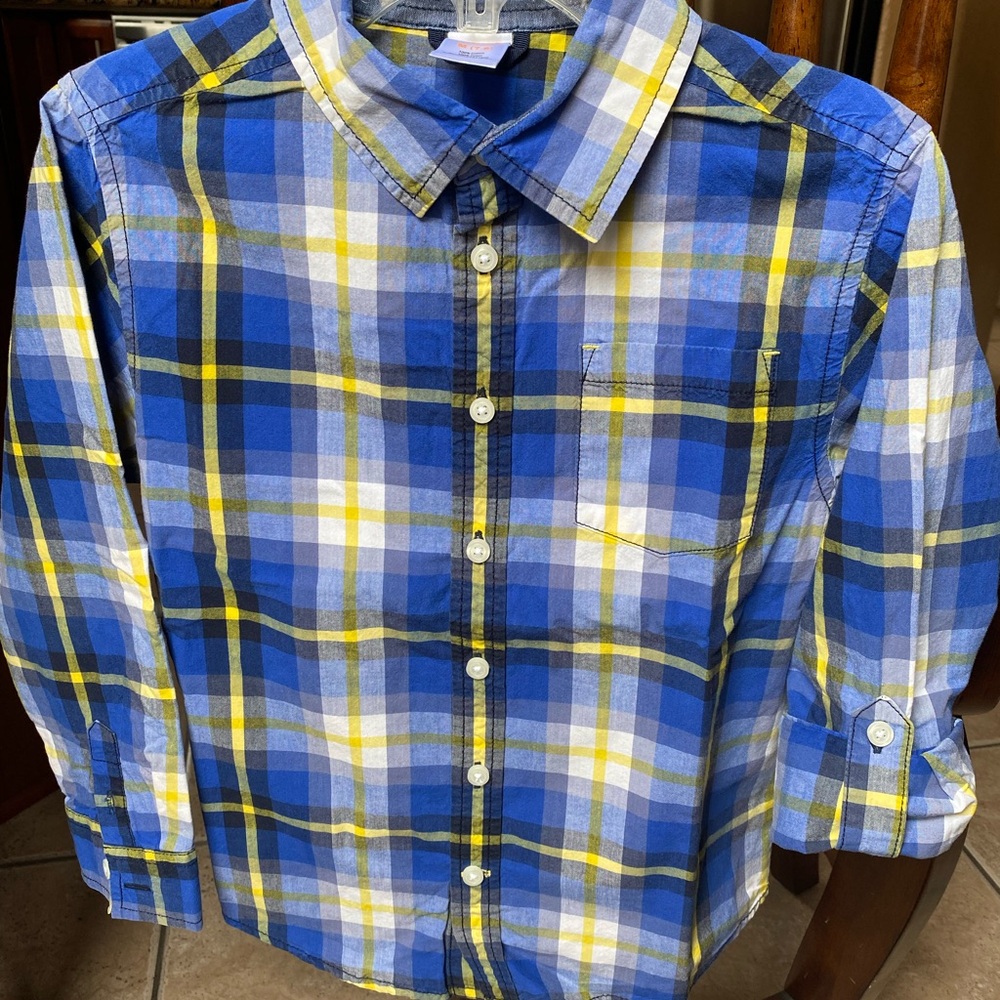 Gymboree boys plaid shirt